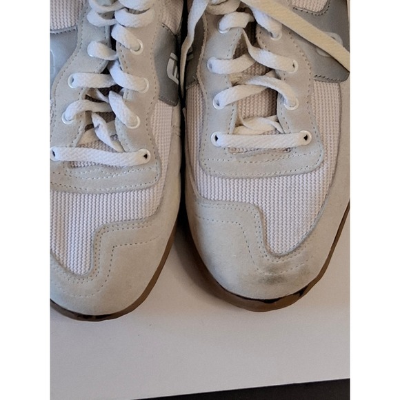 Vintage FootJoy Mens Shoes White Silver Suede 
 Hi Top Sneakers Gum Sole 11.5 main image 13